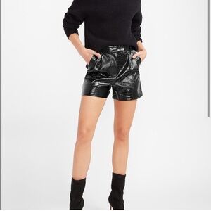 NWT Faux Crocodile Shorts